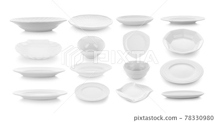 plate and bowl on white background plate and bowl on white background 78330980