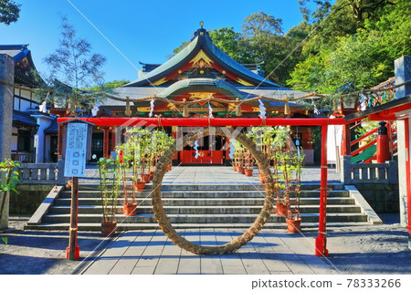 [佐賀縣]裕德稻荷神社在晴朗的天空下 78333266