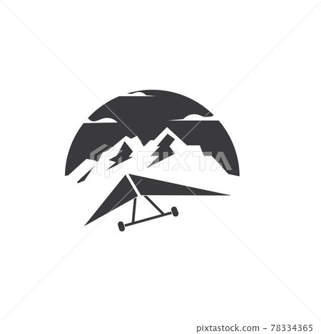 hang gliding icon vector illustration design hang gliding icon vector illustration design 78334365
