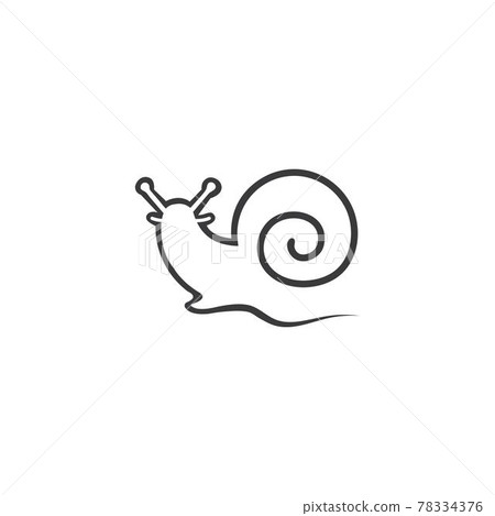 snail vector illustration design - Stock Illustration [78334376] - PIXTA