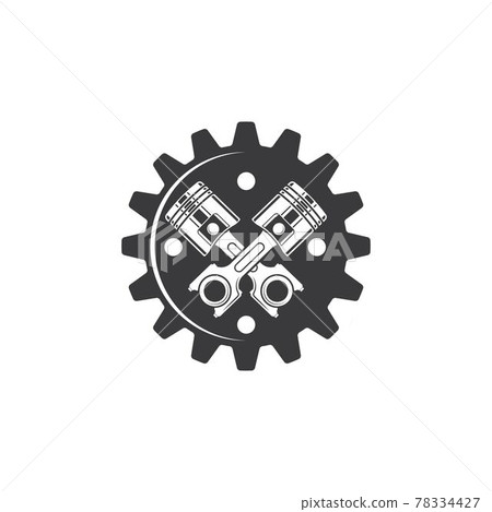 piston gear vector icon illustration design piston gear vector icon illustration design 78334427