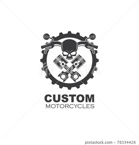 custom motorcycle vector illustration design custom motorcycle vector illustration design 78334428