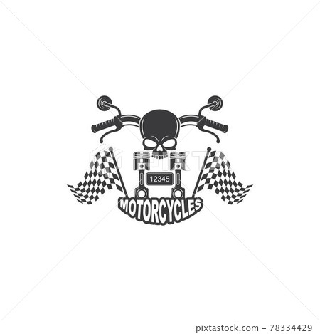 custom motorcycle vector illustration design 78334429