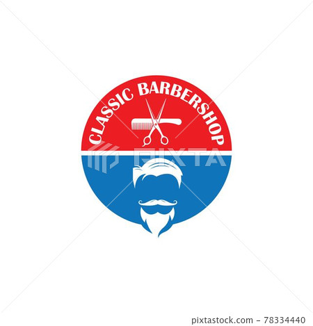 barber shop icon logo vector icon barber shop icon logo vector icon 78334440