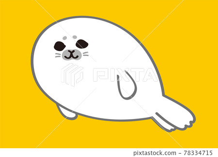 海豹 夏日問候 海豹夏日問候 插圖素材 圖庫