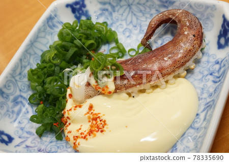 隔夜魷魚乾和蛋黃醬 78335690