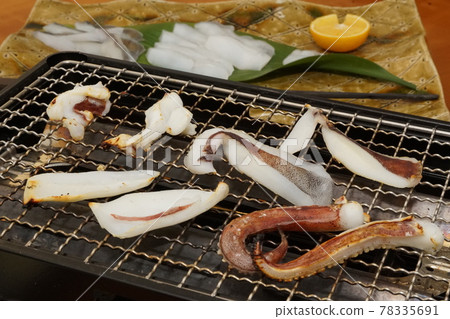 Bake overnight dried bigfin reef squid Bake overnight dried bigfin reef squid 78335691