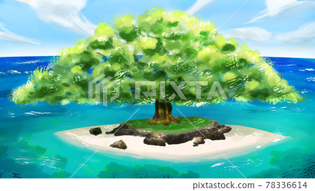 A large tree full of vitality that grows on an isolated island floating in the sea Monkey pot / youtube banner (TV size) A large tree full of vitality that grows on an isolated island floating in the sea Monkey pot / youtube banner (TV size) 78336614