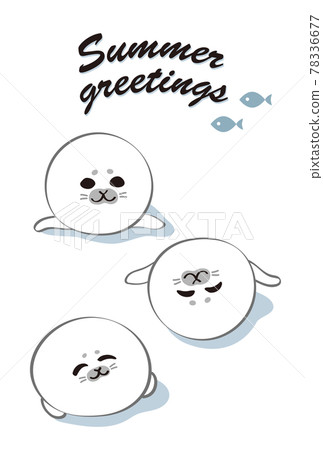 Seals_Summer greetings_Seals Summer greetings_09 Seals_Summer greetings_Seals Summer greetings_09 78336677