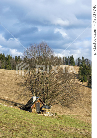 Wooden cottage, Big Fatra mountains, Slovakia Wooden cottage, Big Fatra mountains, Slovakia 78337746