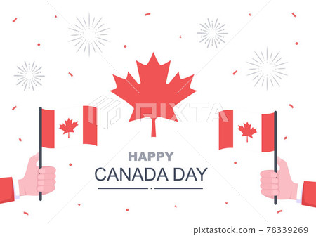 Happy Canada Day Celebration in 1st July Vector Illustration. Suitable For Greeting Card, Poster and Background Happy Canada Day Celebration in 1st July Vector Illustration. Suitable For Greeting Card, Poster and Background 78339269