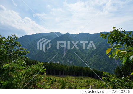 長野縣兵越嶺長野縣道369的風景 長野縣兵越嶺長野縣道369的風景 78340296