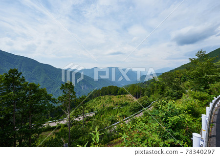 Scenery of Nagano Prefectural Road 369, Hyogoshi Pass, Nagano Prefecture Scenery of Nagano Prefectural Road 369, Hyogoshi Pass, Nagano Prefecture 78340297