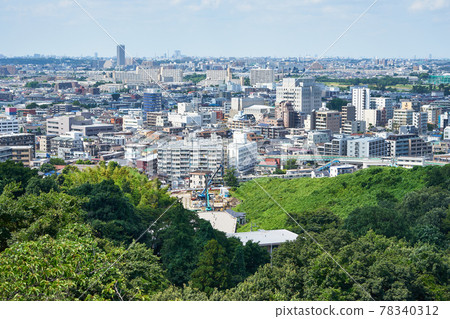 View from Masugatayama, Ikuta Ryokuchi, Kanagawa Prefecture 78340312