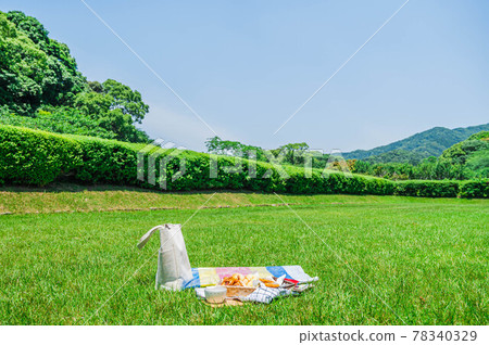 Picnic on a sunny day Picnic on a sunny day 78340329