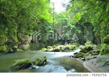 Inaba River swallowing the rainy season Inaba River swallowing the rainy season 78342758