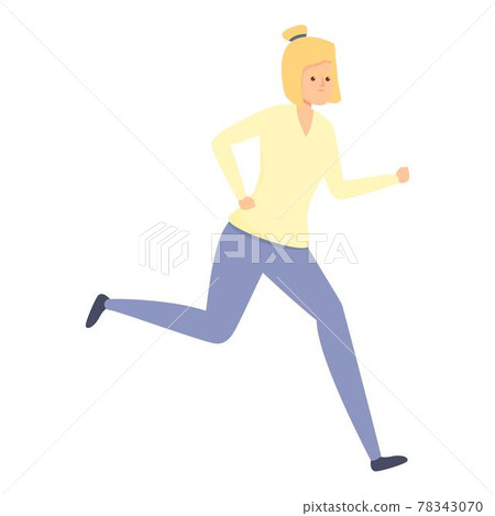 Quick evacuation icon, cartoon style Quick evacuation icon, cartoon style 78343070