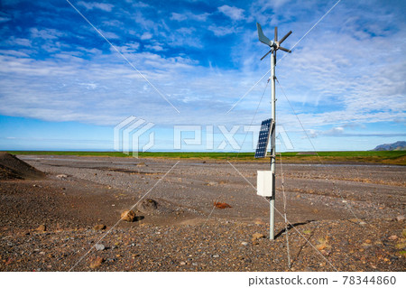 Anemometer weather station at Southern Iceland Scandinavia Anemometer weather station at Southern Iceland Scandinavia 78344860