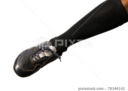 Soccer player foot Soccer player foot 78346142