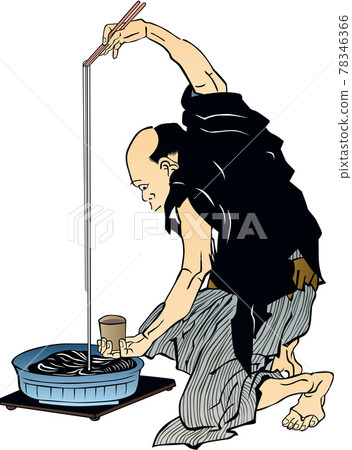 Ukiyo-e, a man who eats, part 2 Ukiyo-e, a man who eats, part 2 78346366