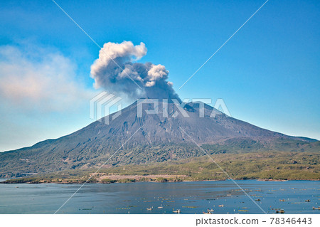 [Sakurajima from Kyowa Observatory] Kaigata, Tarumizu City, Kagoshima Prefecture 78346443