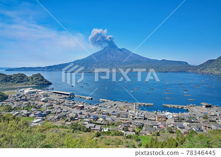 【協和天文台的櫻島】鹿兒島縣垂水市海瀉市 78346445