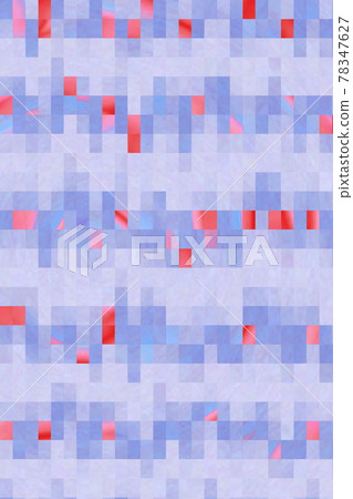 Background material: Fine mosaic pattern with red accents 78347627