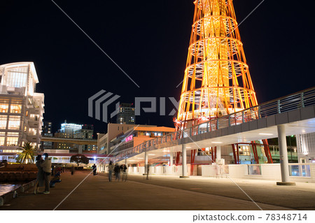 [兵庫縣]11月・神戶中央區的城市景觀美利堅公園 78348714