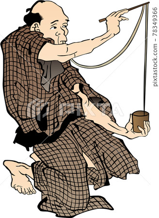 Ukiyo-e, a man who eats, part 4 78349366