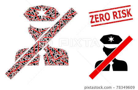 Blacklisted Policeman Composition of Blacklisted Policeman Icons and Scratched Zero Risk Seal Blacklisted Policeman Composition of Blacklisted Policeman Icons and Scratched Zero Risk Seal 78349609