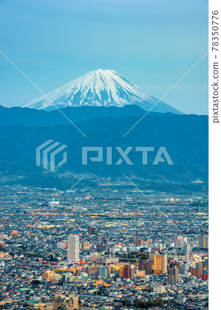 Kofu, Japan skyline with Mt. Fuji Kofu, Japan skyline with Mt. Fuji 78350776