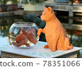 Cats and Goldfish 78351066