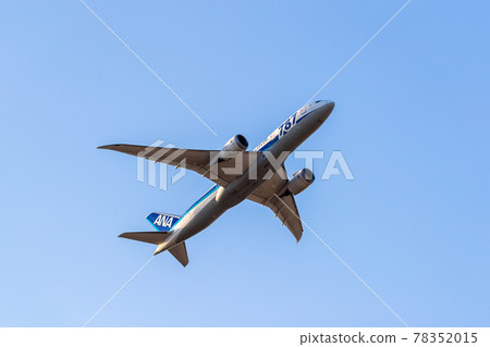 Passenger plane taking off from Osaka Airport Passenger plane taking off from Osaka Airport 78352015