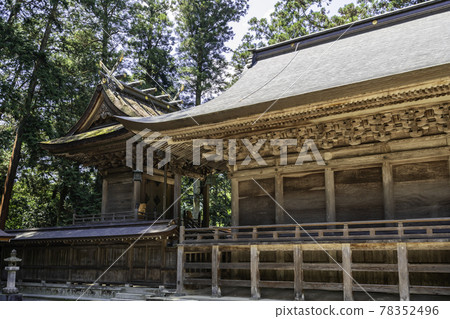 兵庫縣紫蘇市岩神神社本堂 78352496