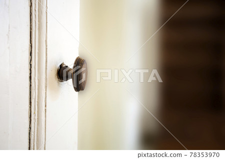 Door open to new home, New construction property, needs renovation, investment real estate wooden door with copy space background Door open to new home, New construction property, needs renovation, investment real estate wooden door with copy space background 78353970