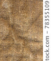High detailed texture of a burlap material. Light natural linen texture for the background. Format jpg 78355109