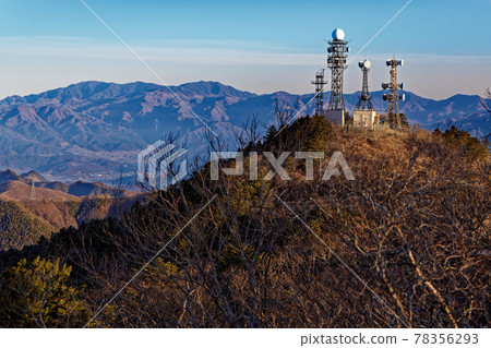 The mountains of Okuchichibu and Mt. Osutaka seen from Mitsutoge 78356293