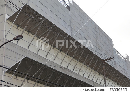 Image of fall protection equipment for demolished buildings 78356755