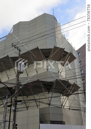 被拆除建築物的墜落防護設備圖片 被拆除建築物的墜落防護設備圖片 78356756