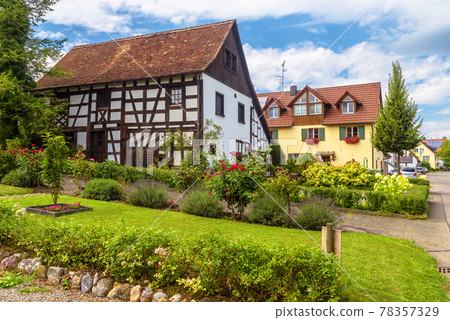 Landscape design at residential houses in Reichenau Island, Germany Landscape design at residential houses in Reichenau Island, Germany 78357329