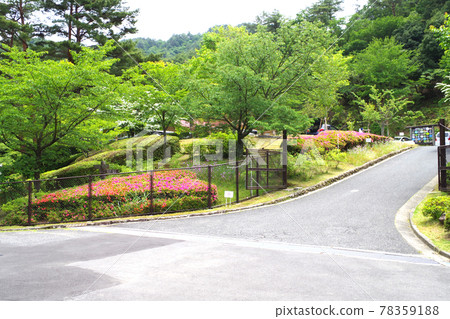 廣島綠色植物園休息所的入口觀 廣島綠色植物園休息所的入口觀 78359188