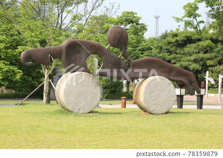 大田市竹雕塑園。 78359879