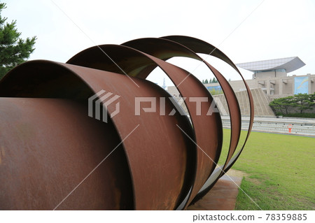 大田市竹雕塑園。 78359885