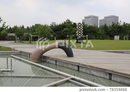 大田市竹雕塑園。 78359888