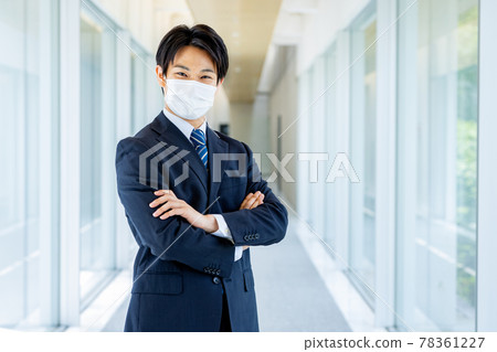 Male new normal mask 78361227