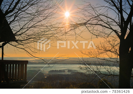 三石森林公園的雲海日出 78361426