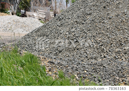 Gravel, stone, workshop, sand, material, work site, vacant lot, gray, work, civil engineering, civil engineering site Gravel, stone, workshop, sand, material, work site, vacant lot, gray, work, civil engineering, civil engineering site 78363163