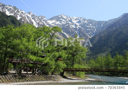 Kamikochi Kappa Bridge Hotaka 78363845