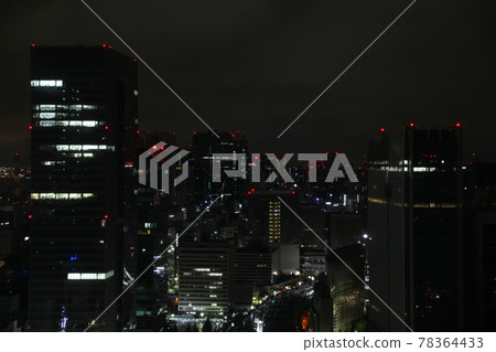 Aviation obstruction lights in skyscrapers Aviation obstruction lights in skyscrapers 78364433