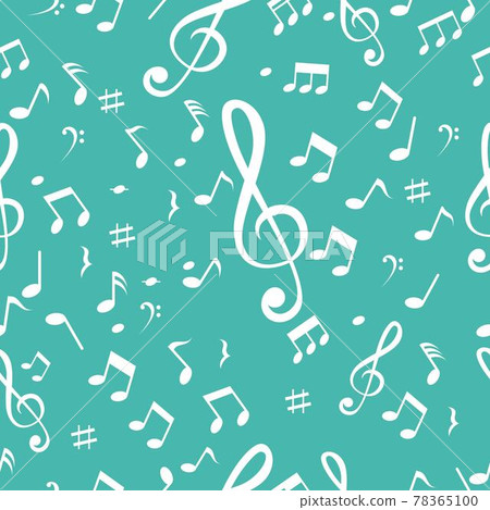 Music seamless background 78365100